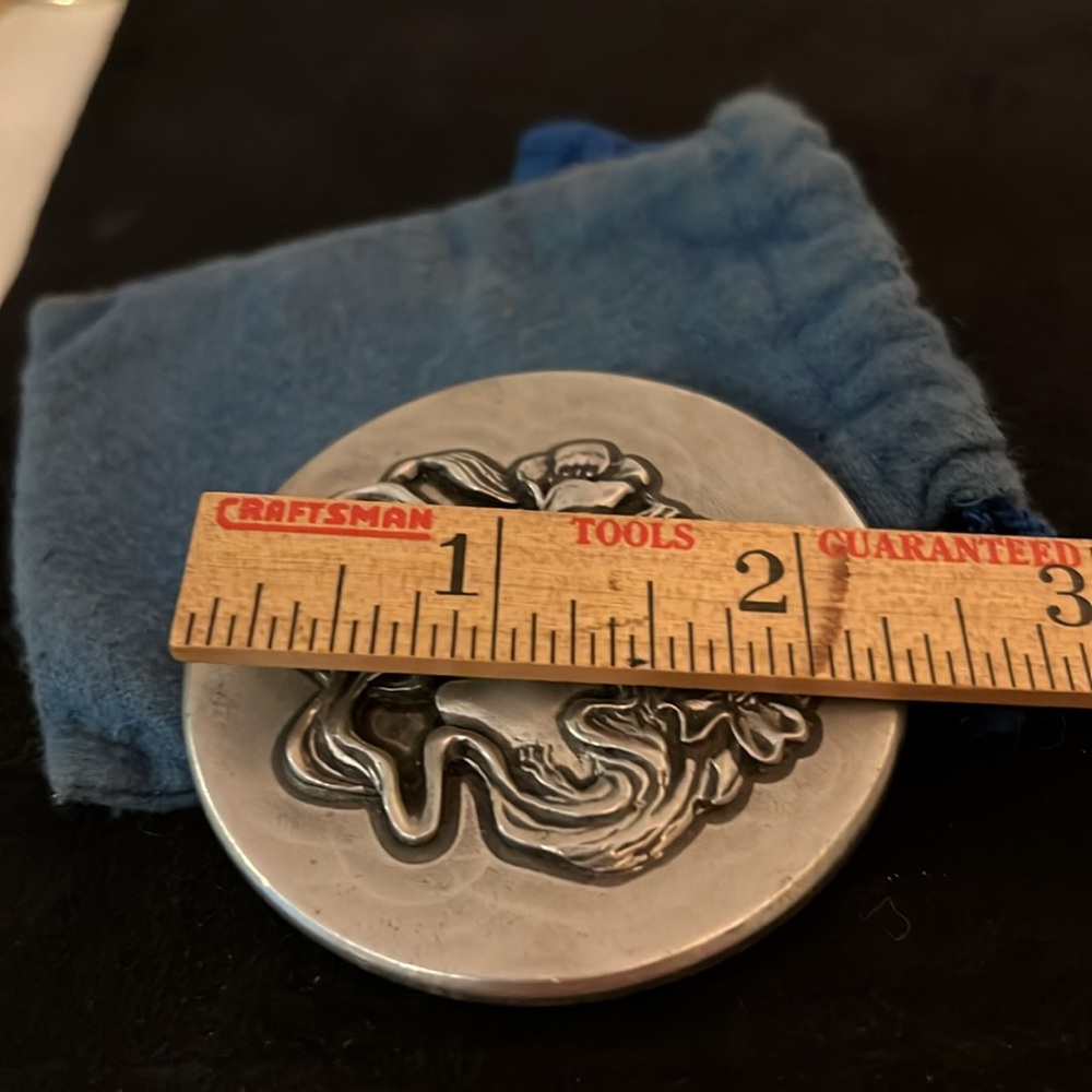 Pewter Compact Mirror - Picture 4 of 4